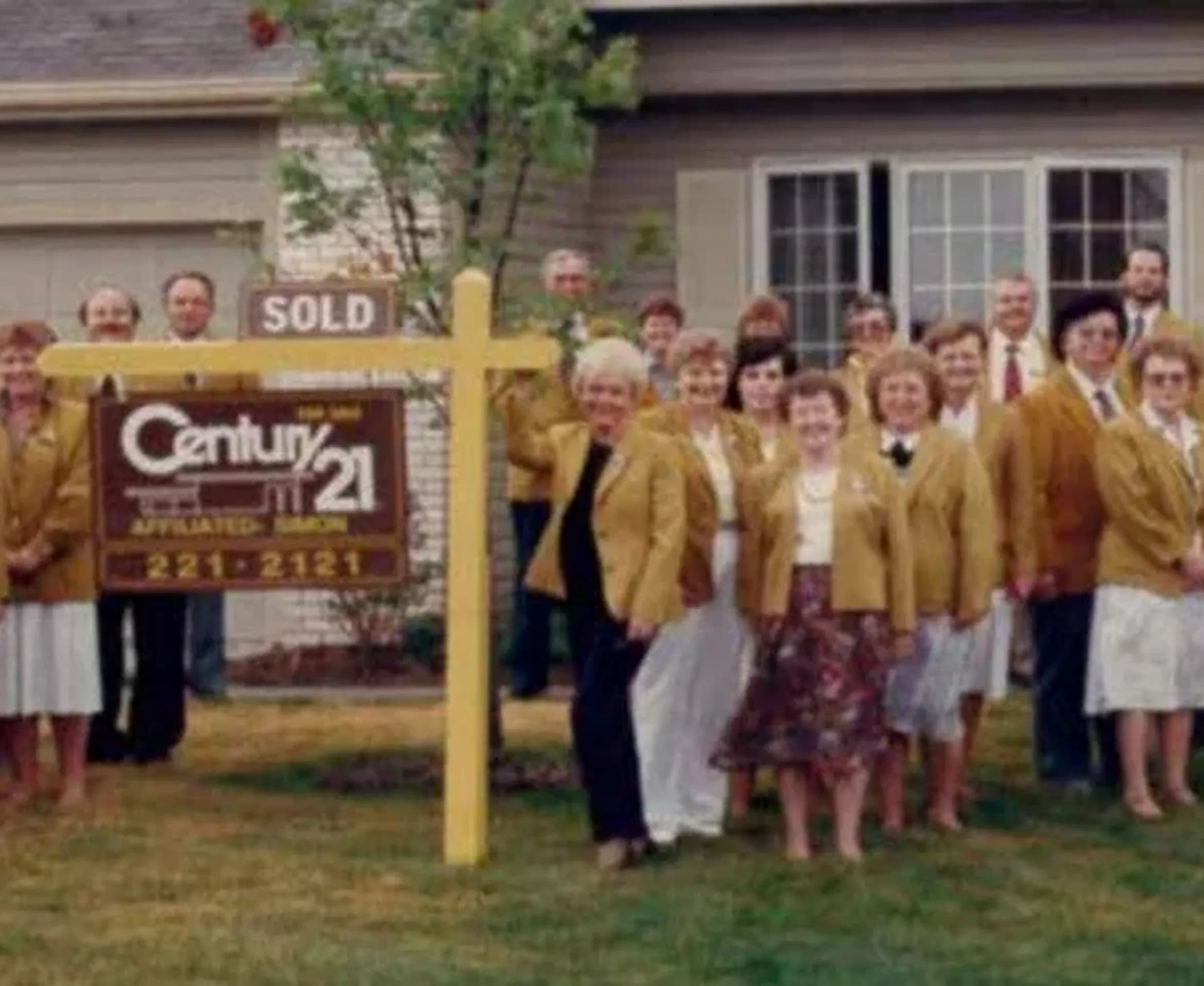 CENTURY 21 team in the 1980s