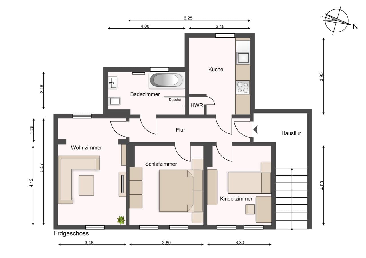 Erdgeschosswohnung in Wilhelmshaven – Bild 16