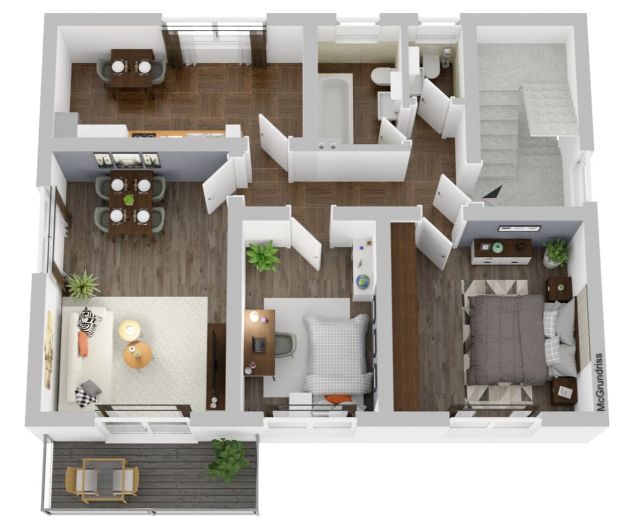 Etagenwohnung in Sasbachried – Bild 8