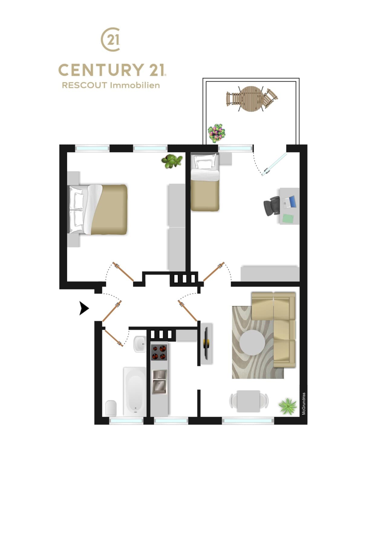 Etagenwohnung in Düsseldorf – Bild 10