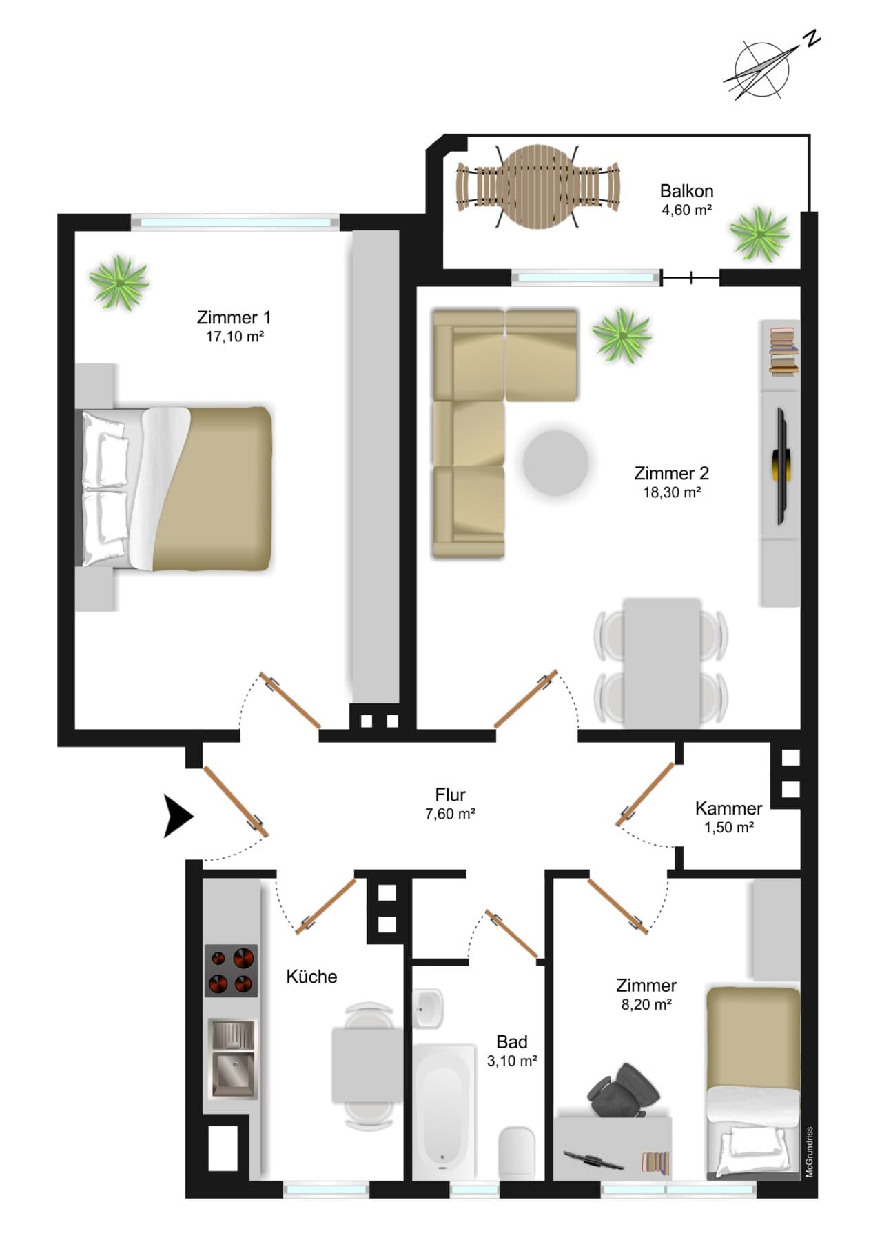 Etagenwohnung in Berlin – Bild 5