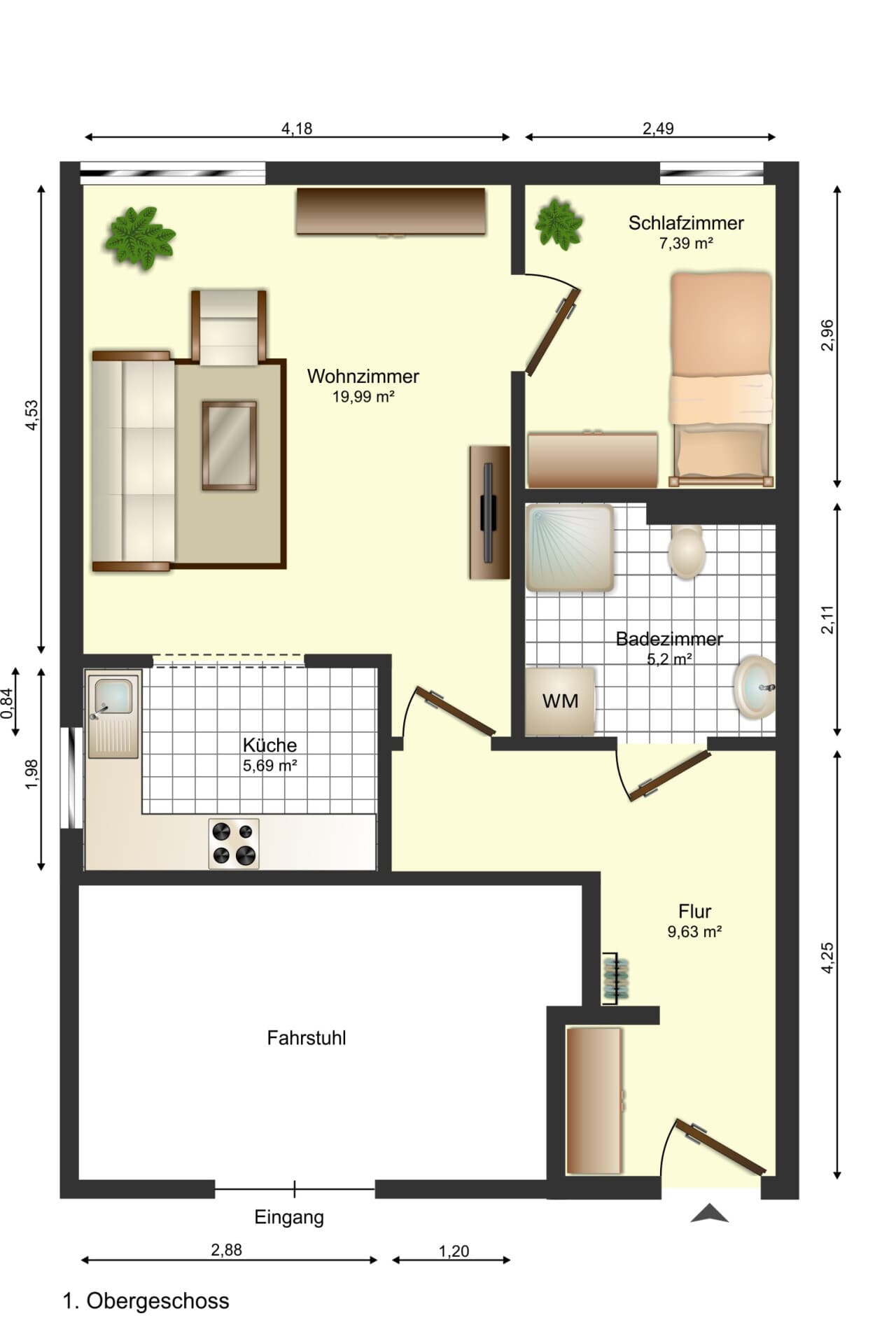 Etagenwohnung in Rotenburg – Bild 15