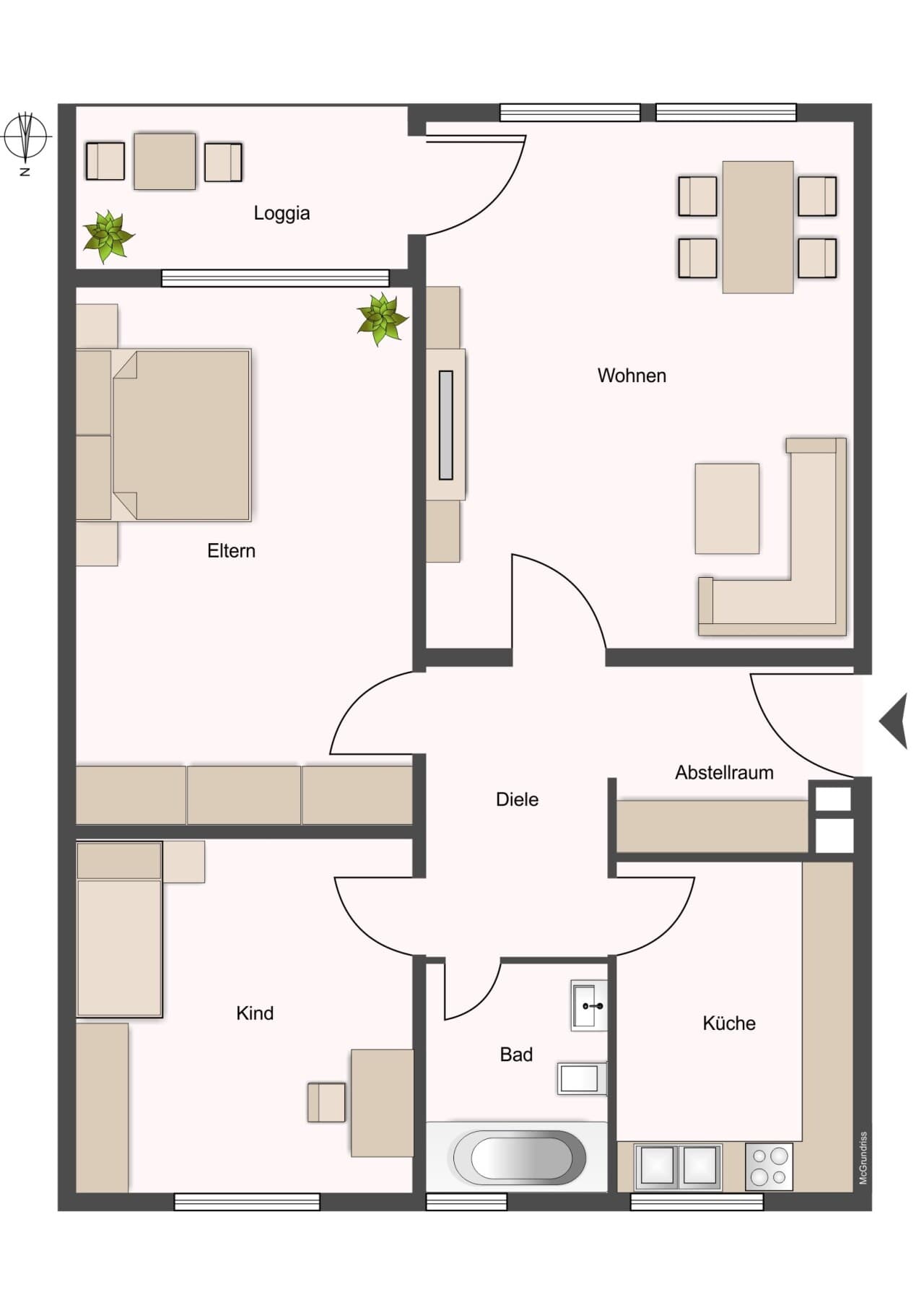 Etagenwohnung in Babenhausen – Bild 3