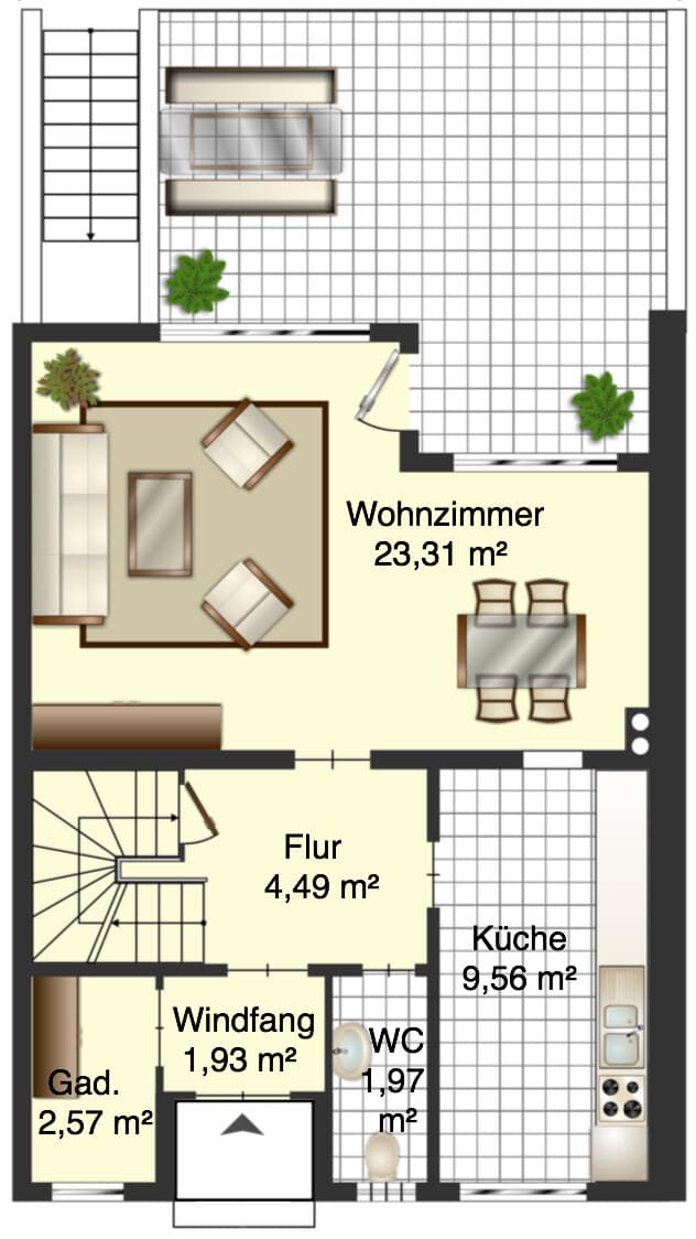 Reihenmittelhaus in Tostedt – Bild 13