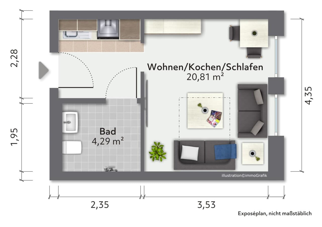 Erdgeschosswohnung in Dortmund - Hostedde – Bild 12