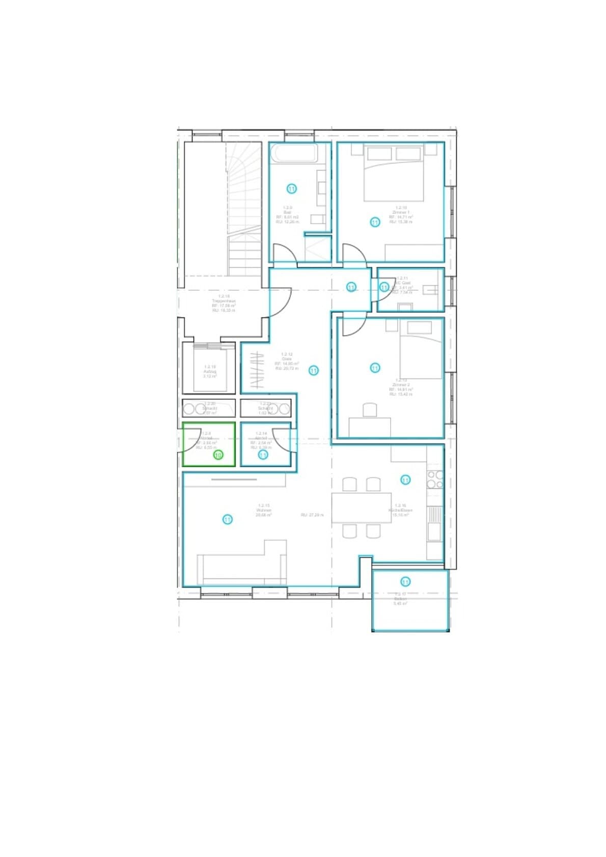 Etagenwohnung in Darmstadt – Bild 13