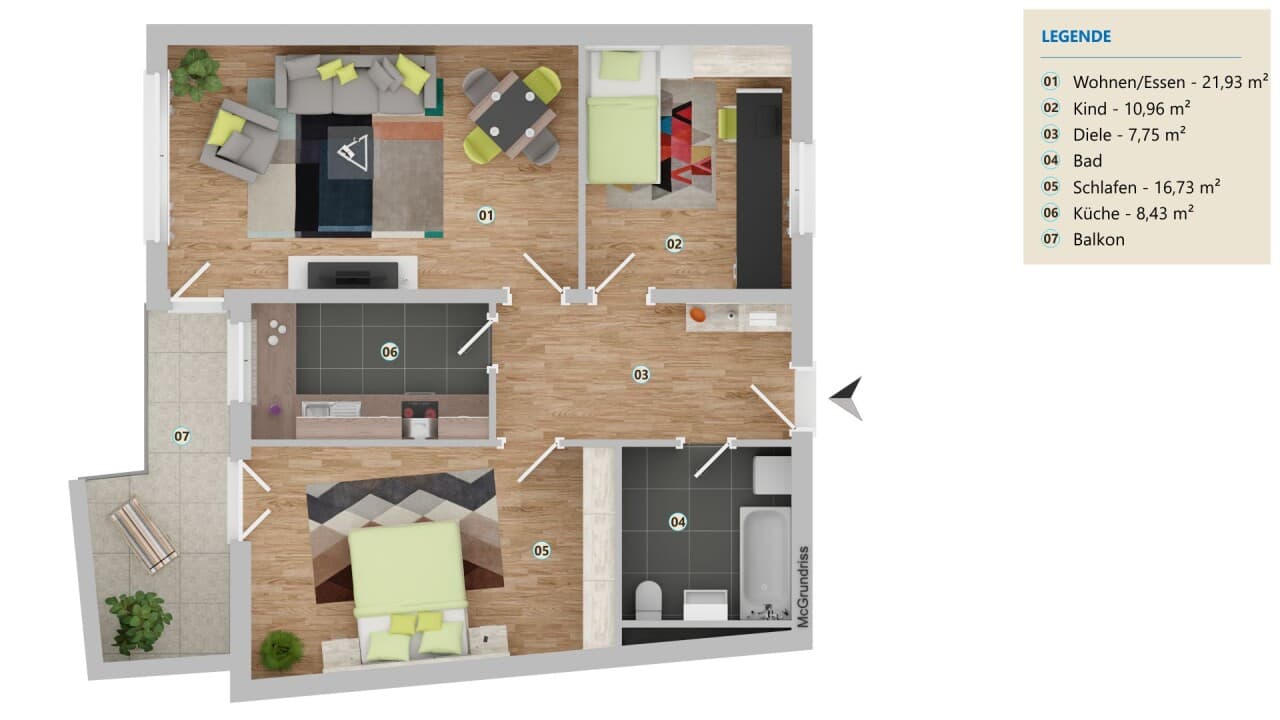 Etagenwohnung in Straubing – Bild 11
