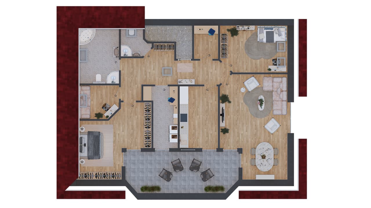 Dachgeschosswohnung in Schwarme – Bild 16