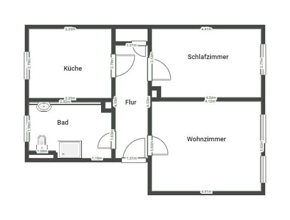 Etagenwohnung in Braunschweig – Bild 8