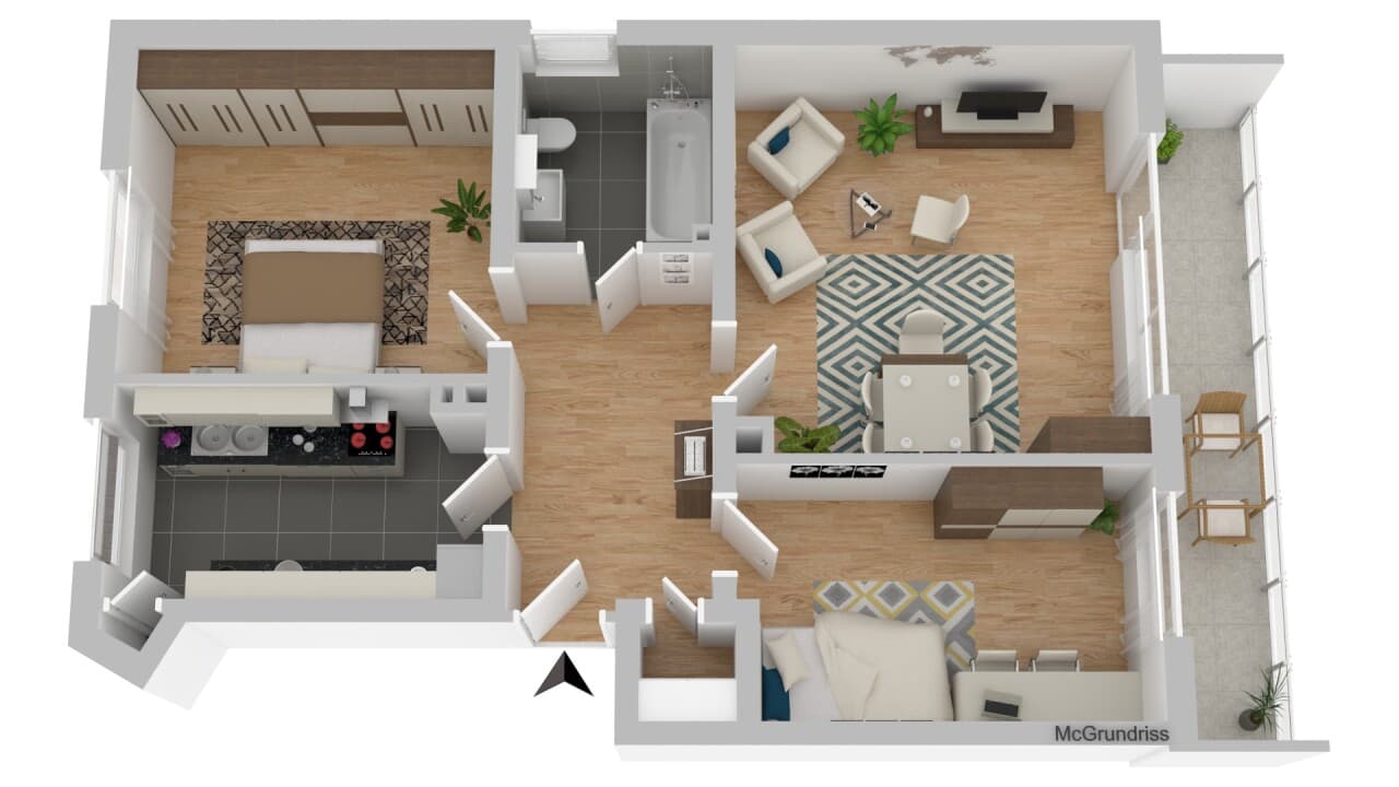 Etagenwohnung in Nürnberg – Bild 8