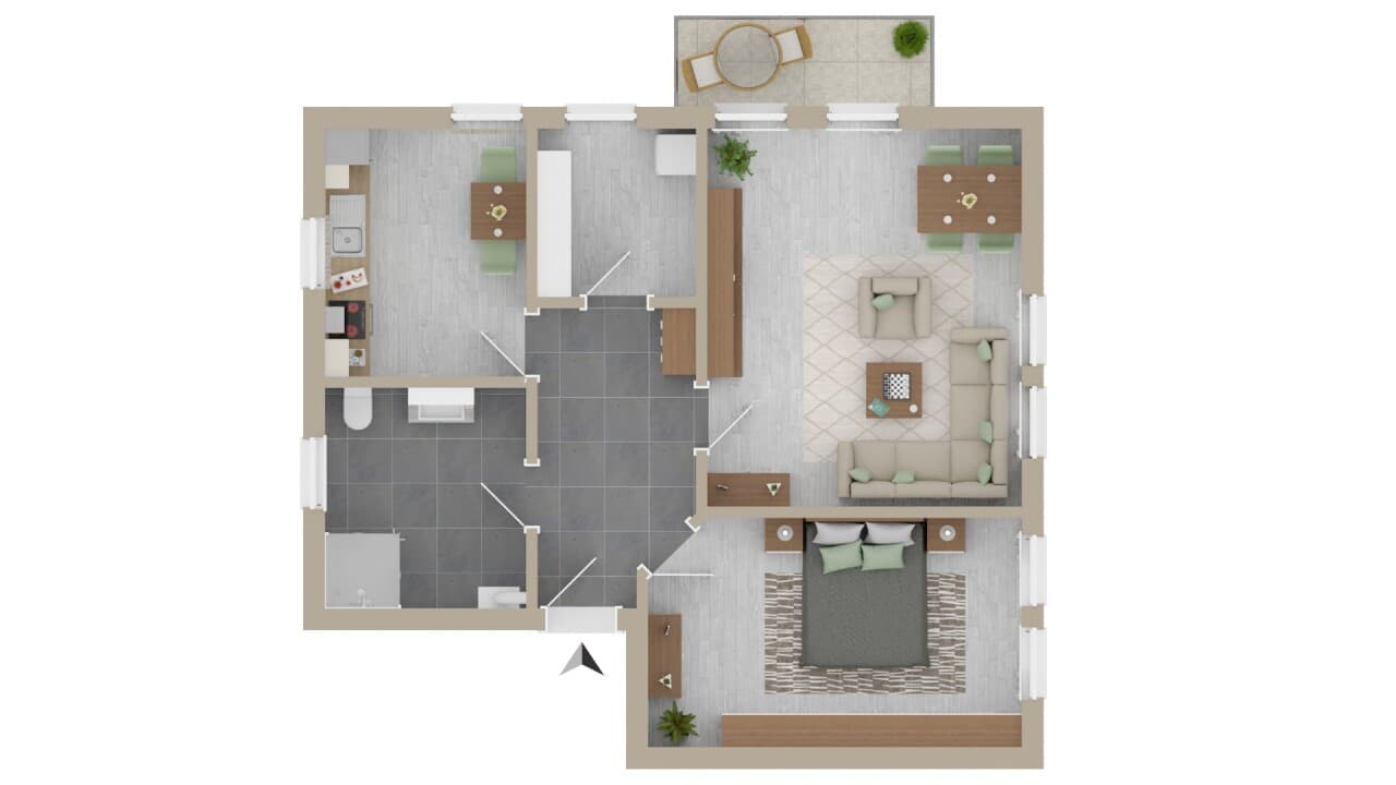 Etagenwohnung in Bruchhausen-Vilsen – Bild 2