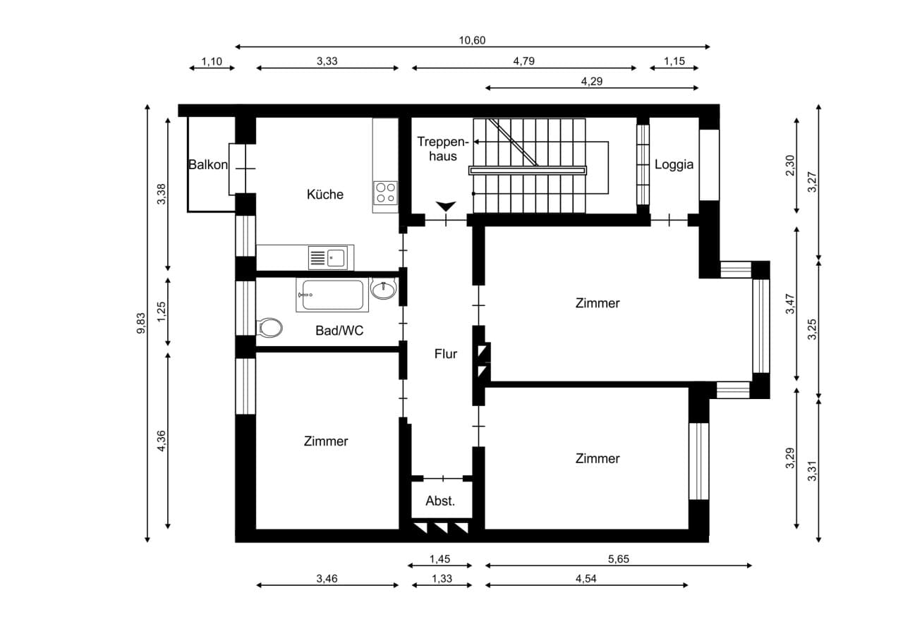 Mehrfamilienhaus in Saarbrücken – Bild 6