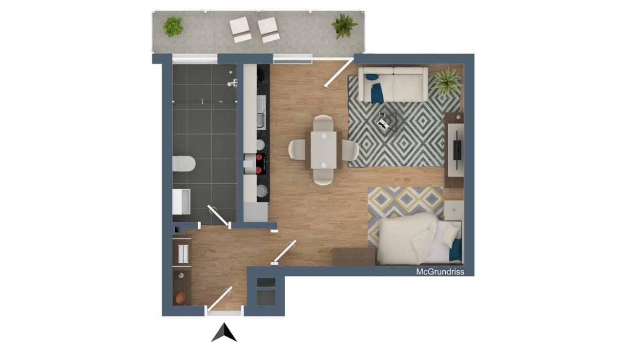 Etagenwohnung in Frankfurt – Bild 7