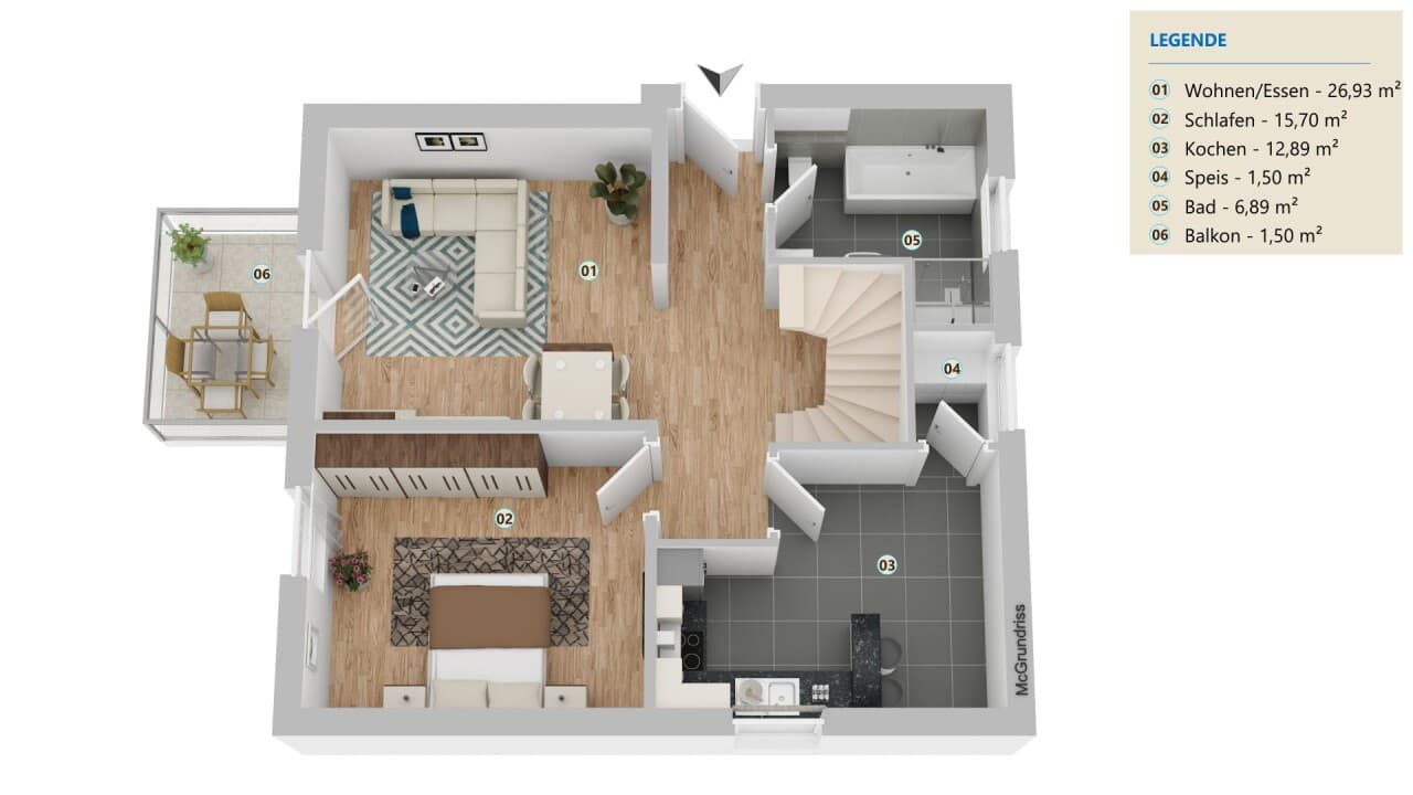 Etagenwohnung in Straubing – Bild 12