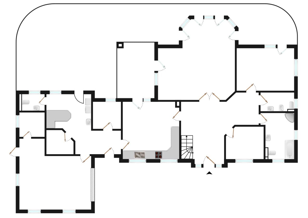 Einfamilienhaus in Blender – Bild 16