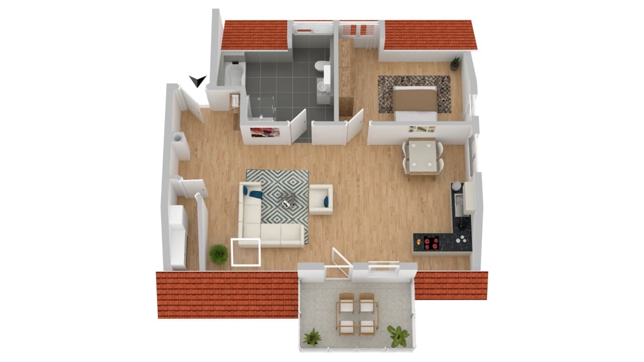 Dachgeschosswohnung in Mühlhausen – Bild 5