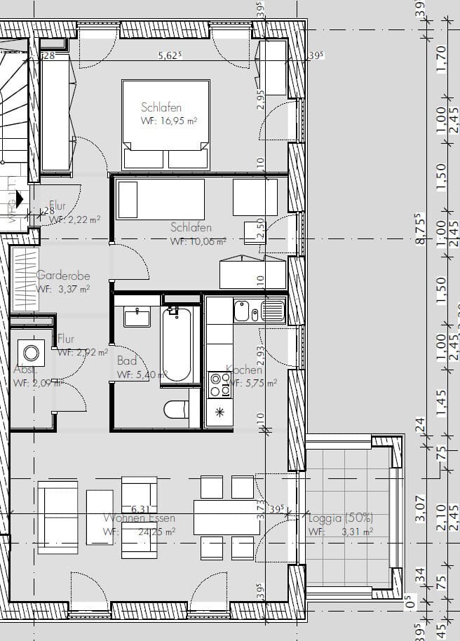 Etagenwohnung in Frankfurt – Bild 6