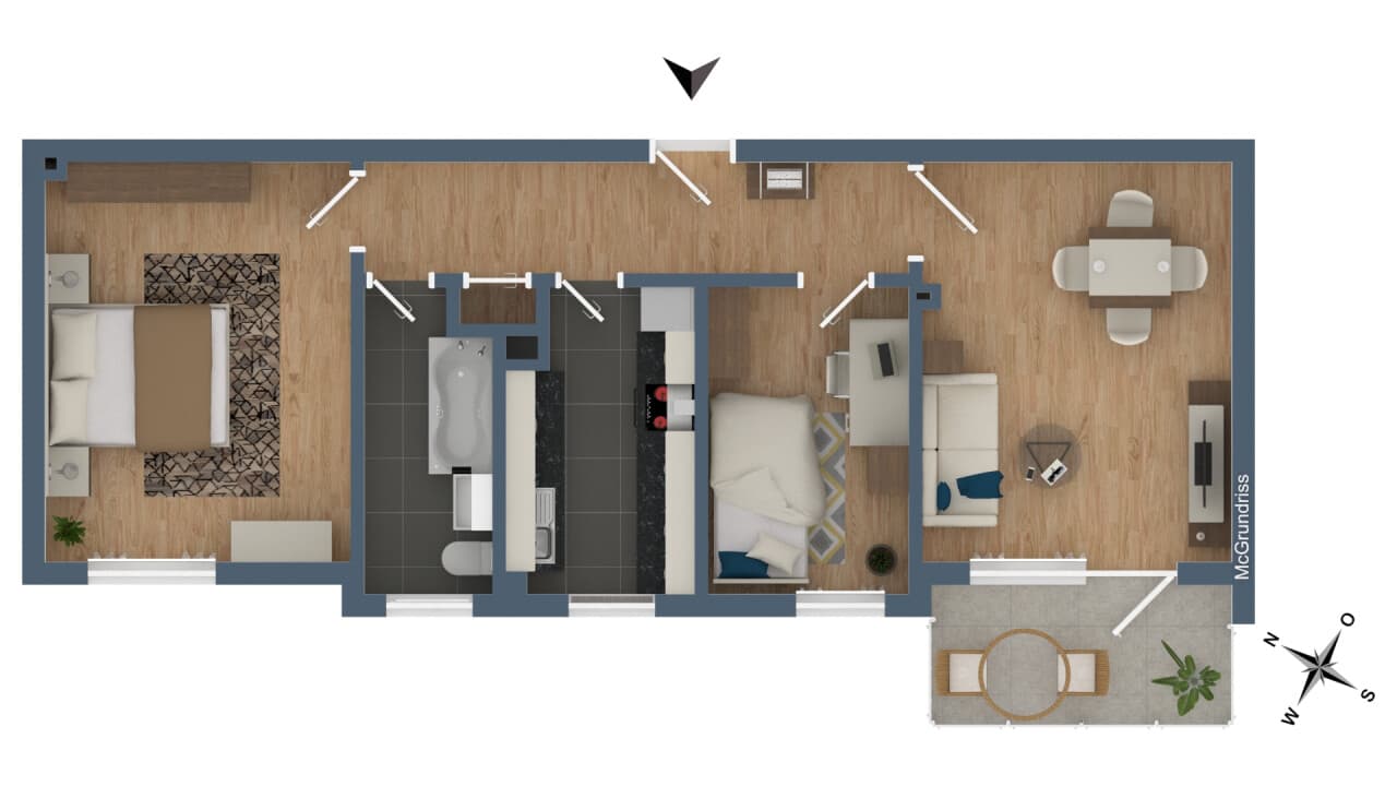 Etagenwohnung in Frankfurt am Main – Bild 9