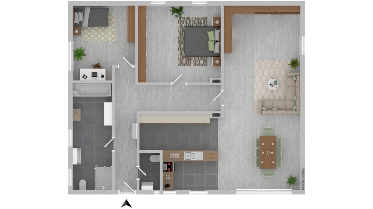 Dachgeschosswohnung in Bad Doberan – Bild 18