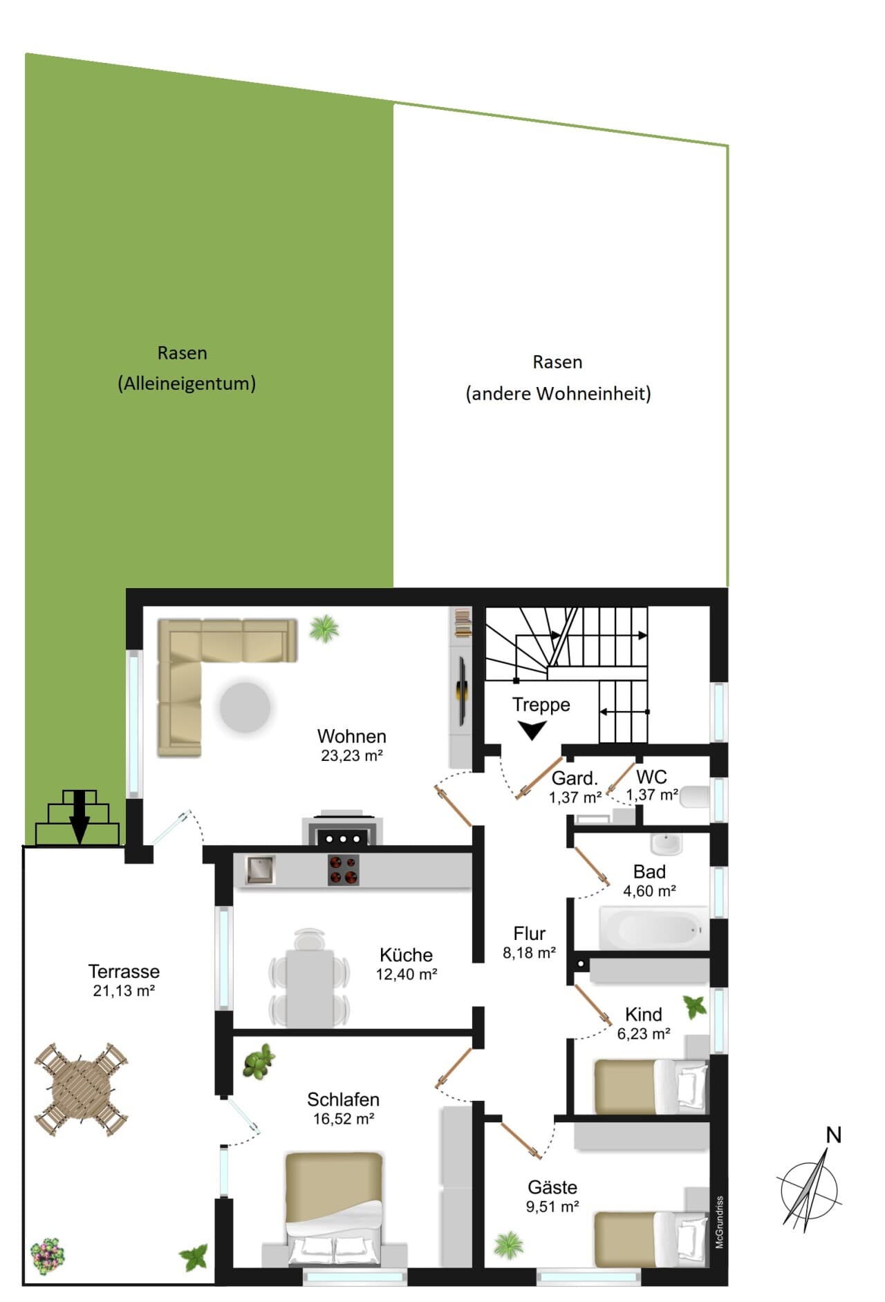 Etagenwohnung in Staufenberg – Bild 11