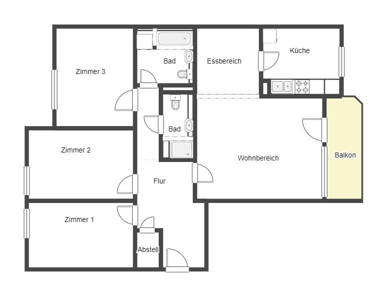 Etagenwohnung in Darmstadt – Bild 12
