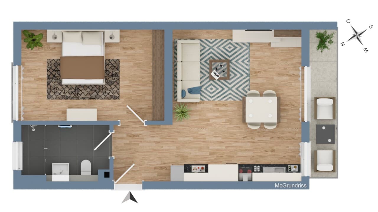 Etagenwohnung in Frankfurt – Bild 9