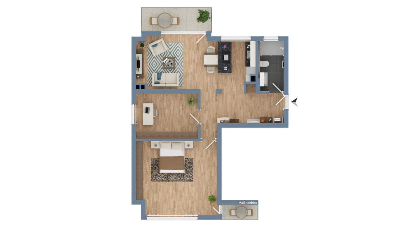 Etagenwohnung in Frankfurt – Bild 9