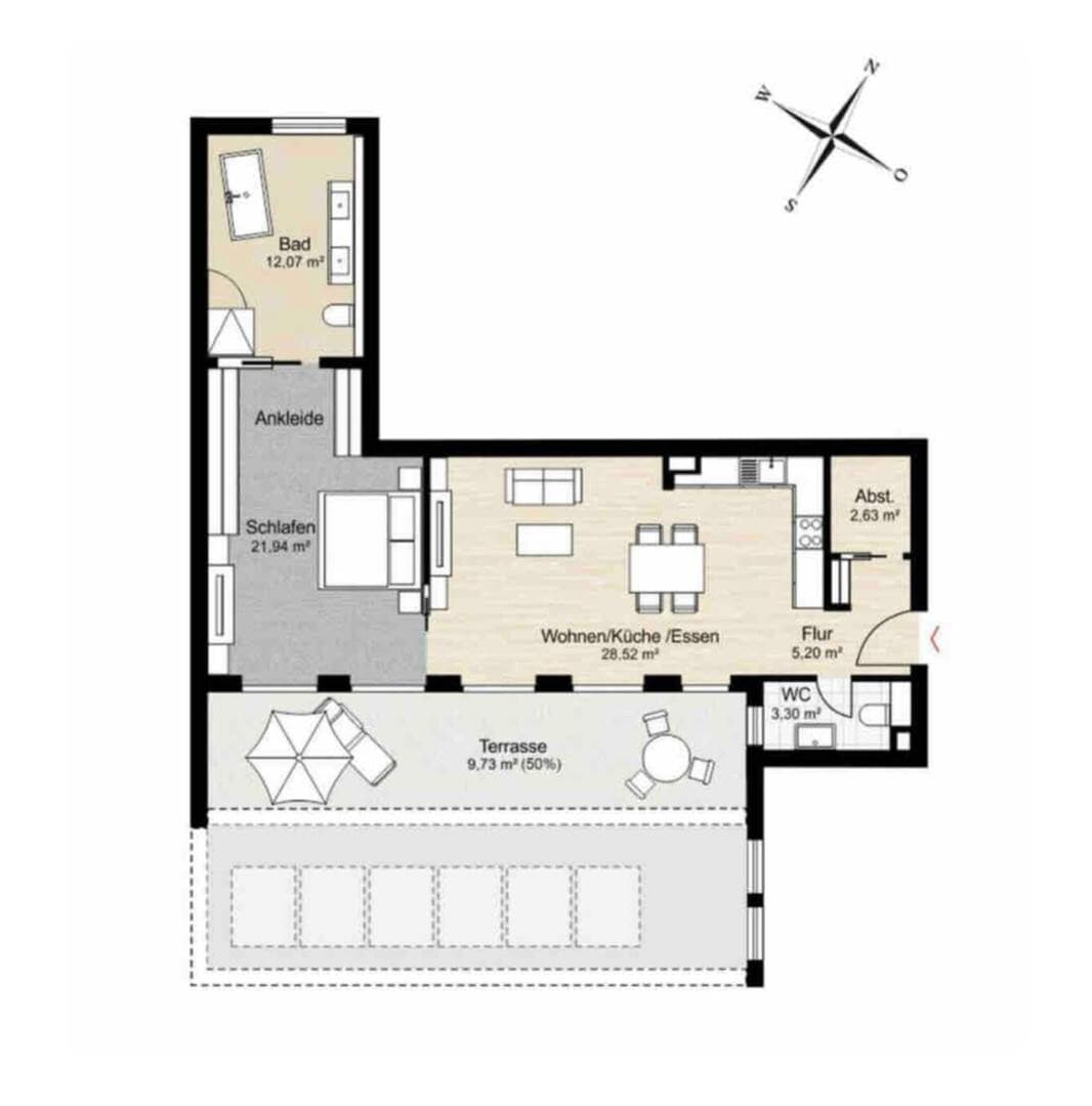 Etagenwohnung in Frankfurt – Bild 8