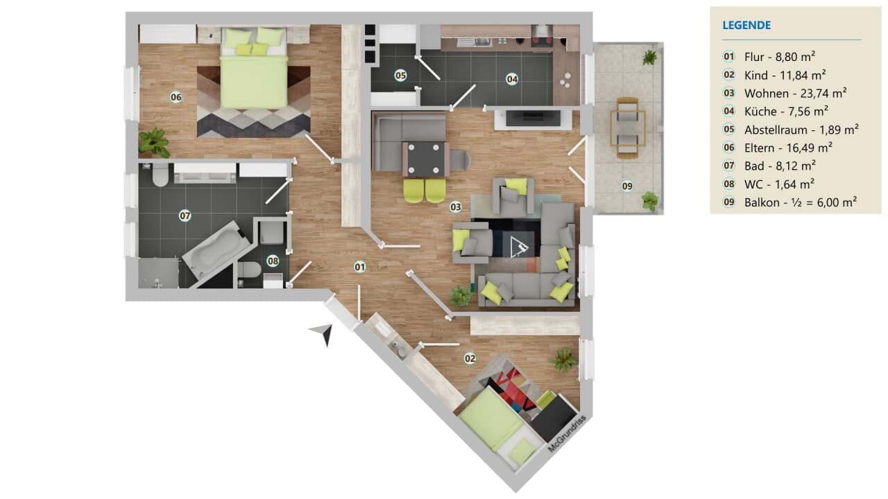 Etagenwohnung in Neutraubling – Bild 6