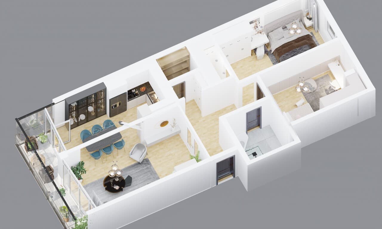 Etagenwohnung in Rostock – Bild 19