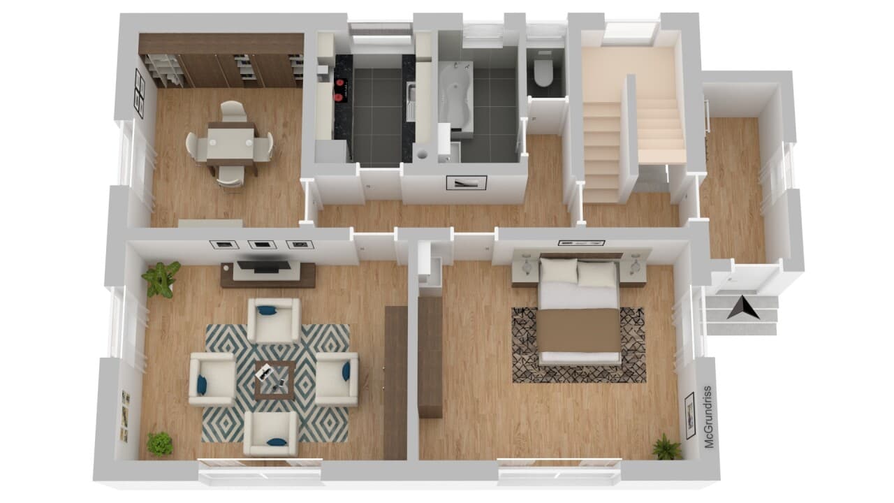 Einfamilienhaus in Hirschbach / Ortsteil Eschenfelden – Bild 17