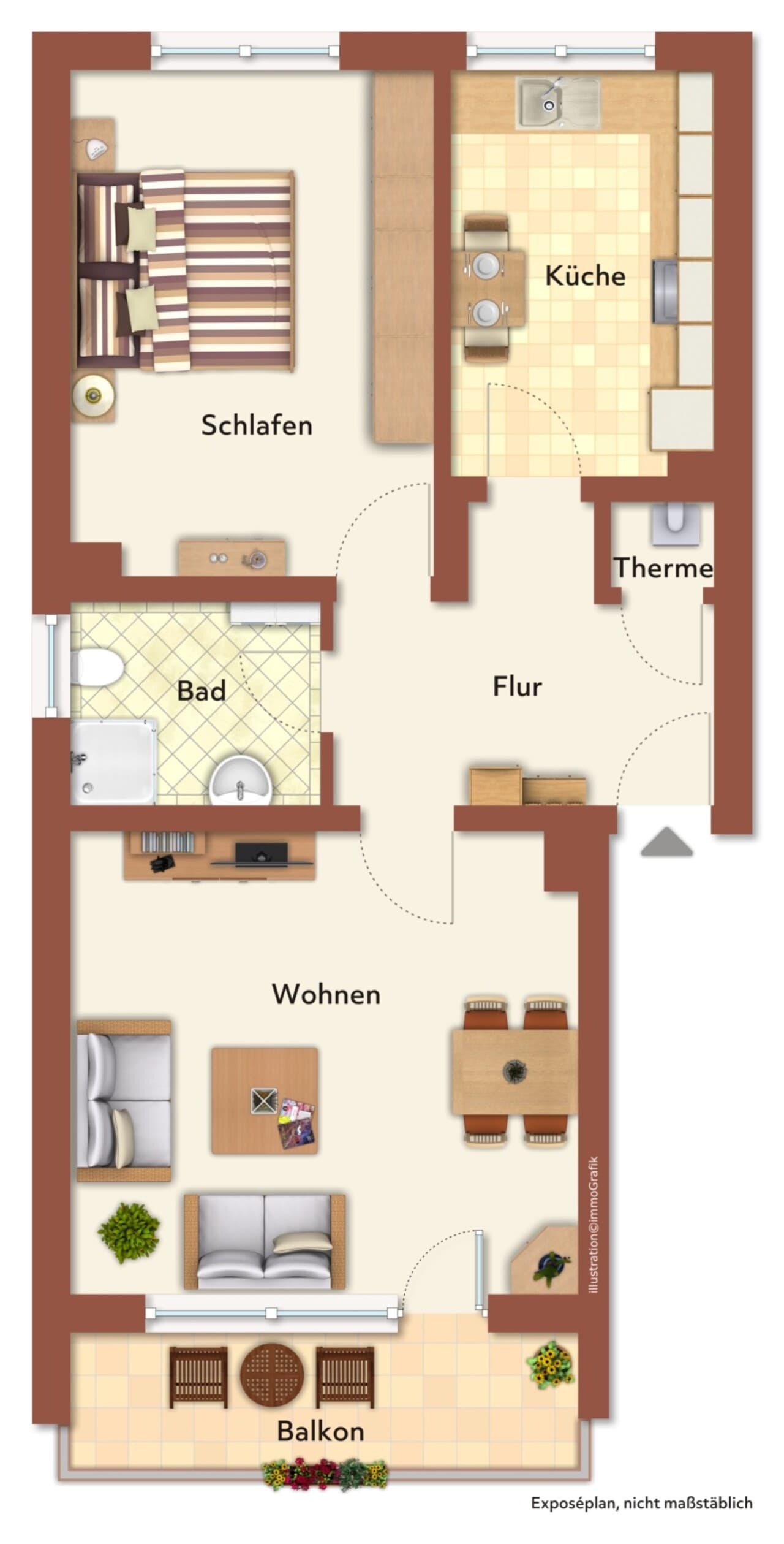 Etagenwohnung in Hagen - Emst – Bild 2