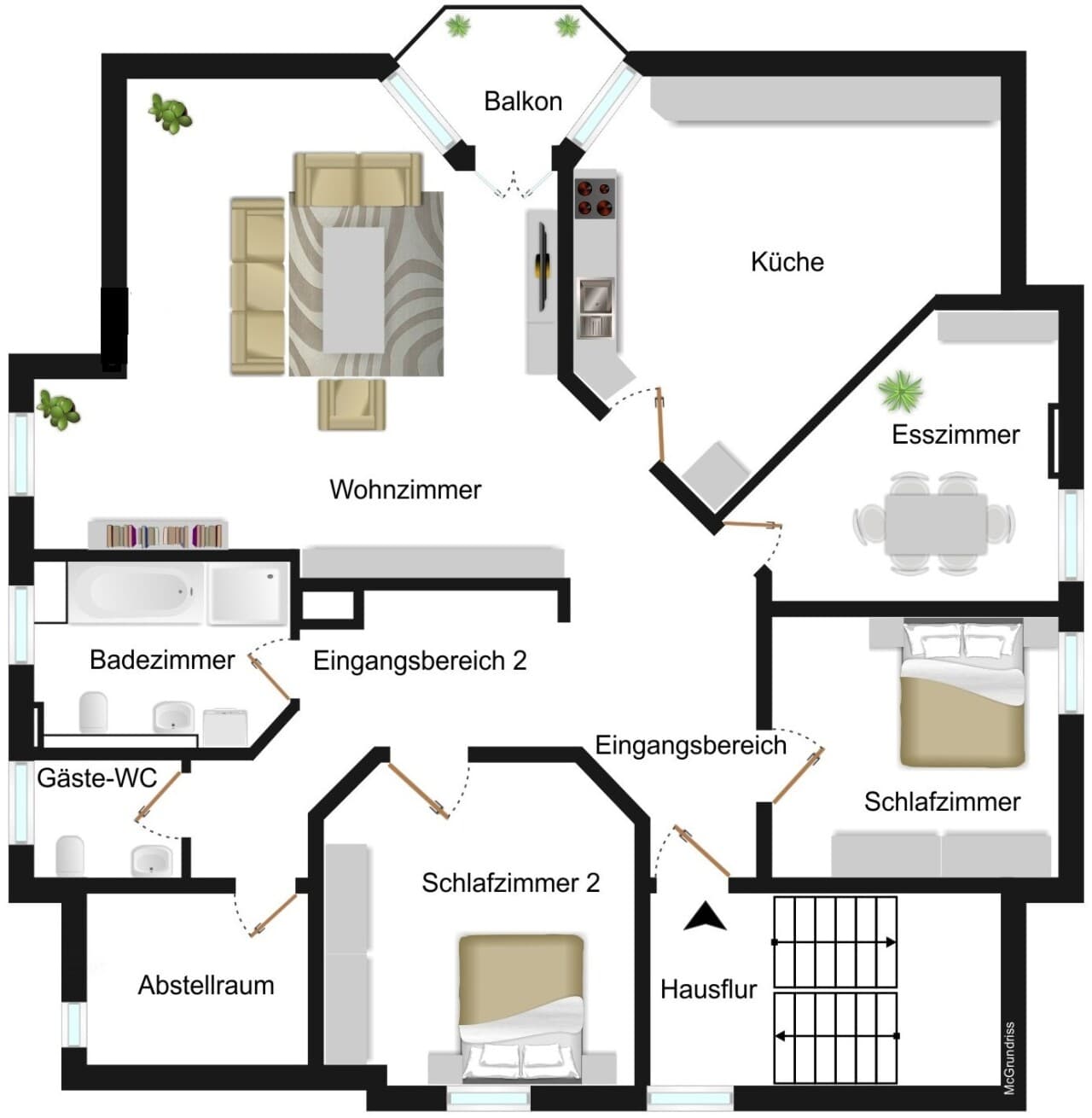 Dachgeschosswohnung in Leun – Bild 9