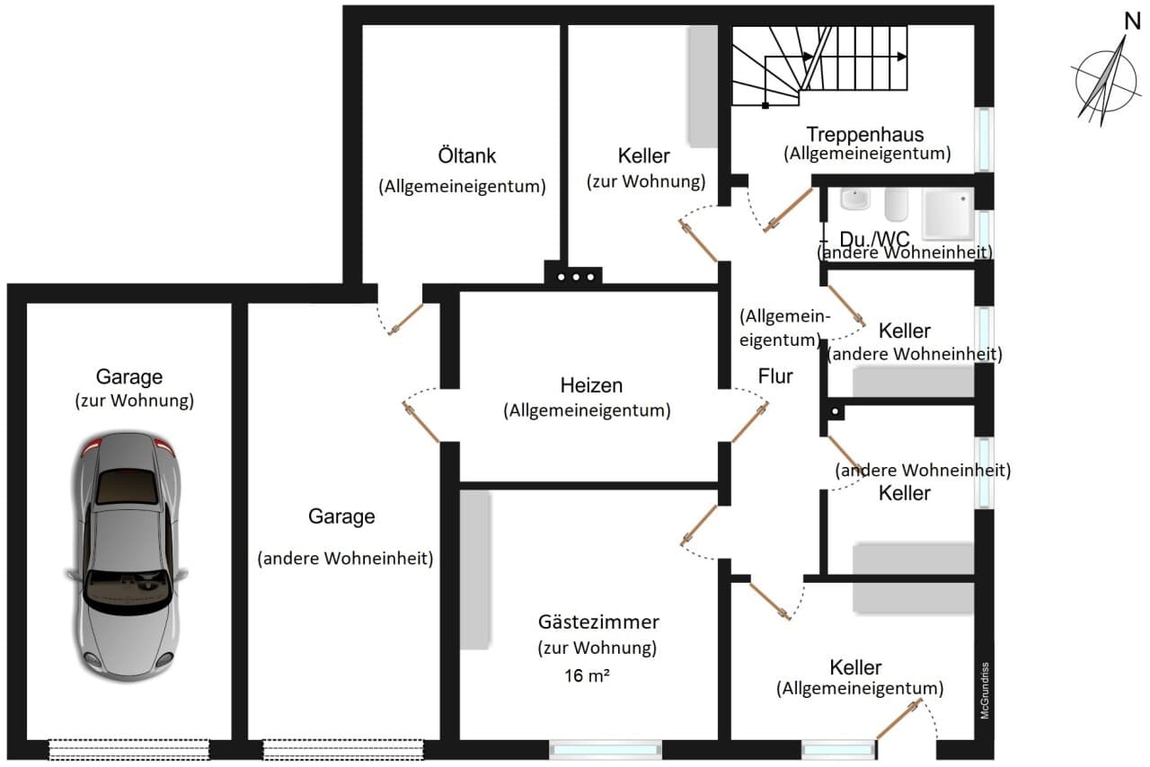 Etagenwohnung in Staufenberg – Bild 12