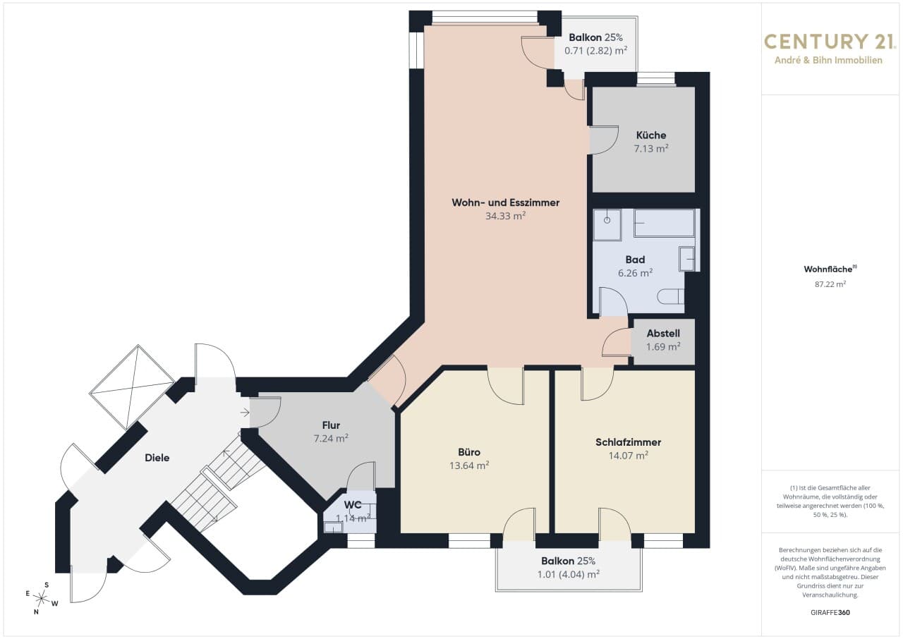 Etagenwohnung in Bensheim – Bild 22